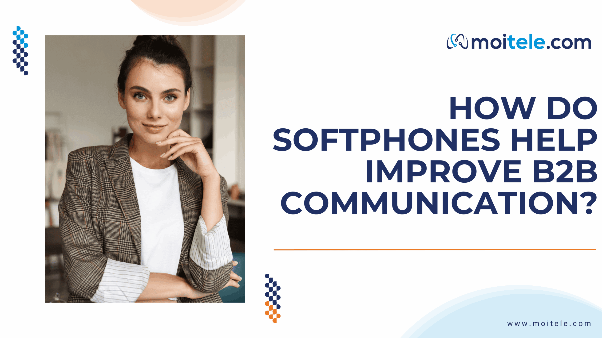 How do softphones help improve B2B communication?